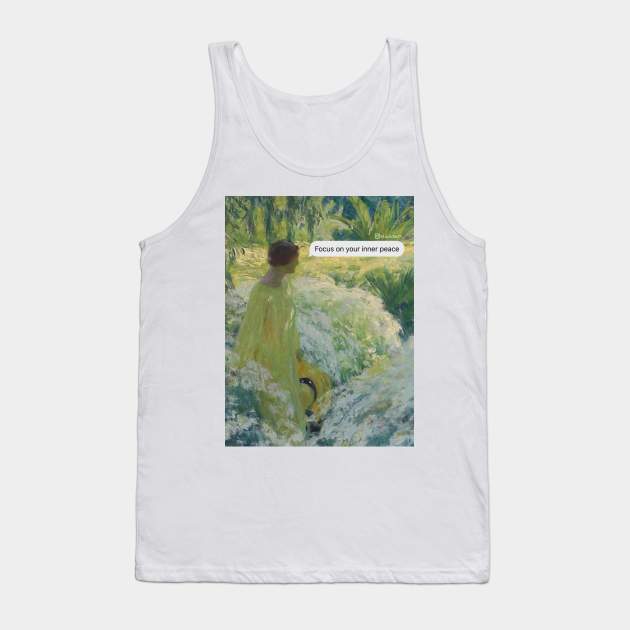 Focus on inner peace Tank Top by Stupidart1